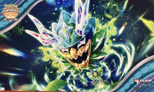 画像1: オーガポン みどりのめん　プレイマット (1)