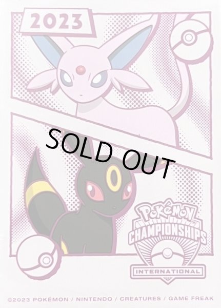 画像1: デッキシールド Championships2023 INATERNATIONAL (ブラッキー&エーフィ)  (65枚入り) (1)