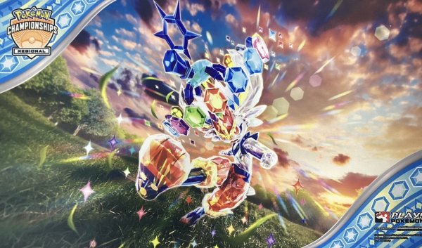 画像1: テラスタルエースバーン　プレイマット (1)