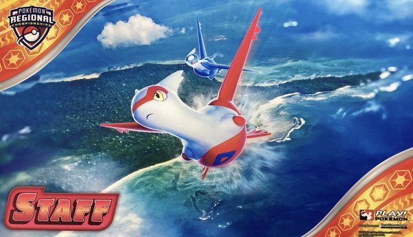 画像1: ラティアス＆ラティオス STAFF　プレイマット (1)