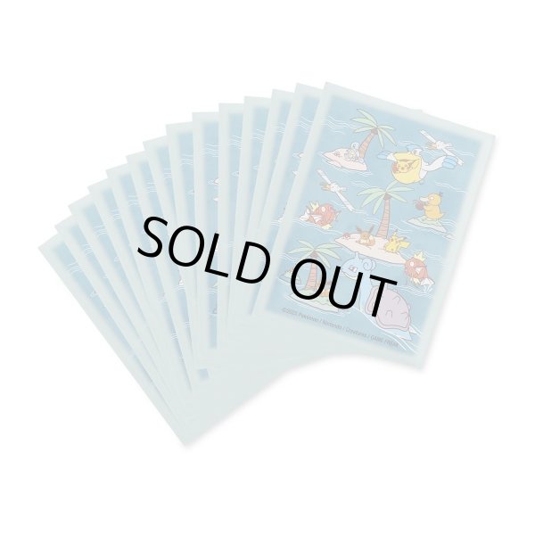 画像1: デッキシールド Pokémon Sunny Sea(65枚入り) (1)