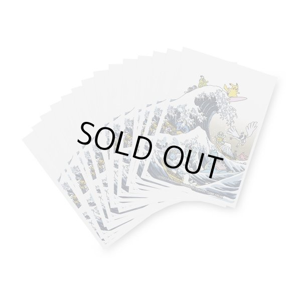 画像1: デッキシールド Great Wave Pikachu & Friends(富嶽三十六景) (65枚入り) (1)