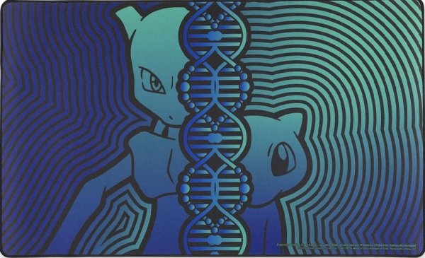 画像1: ポケモンカード ミュウツー&ミュウ DNA プレミアムプレイマット (1)