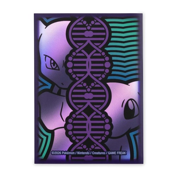 画像1: デッキシールド Mewtwo ＆ Mew DNA(ミュウツー&ミュウ)(65枚入り) (1)