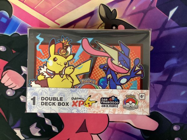 画像1: WCS2026 サンフランシスコ ピカチュウ ゲッコウガ ダブルデッキケース (1)