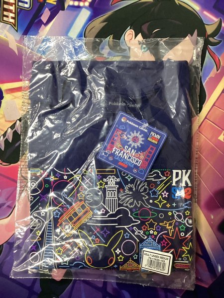 画像1: WCS2026　サンフランシスコ　ピカチュウ　ネオン　Tシャツ (1)