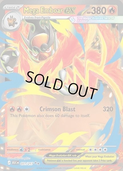 画像1: Mega Emboar ex(メガエンブオー)[031/217] (1)