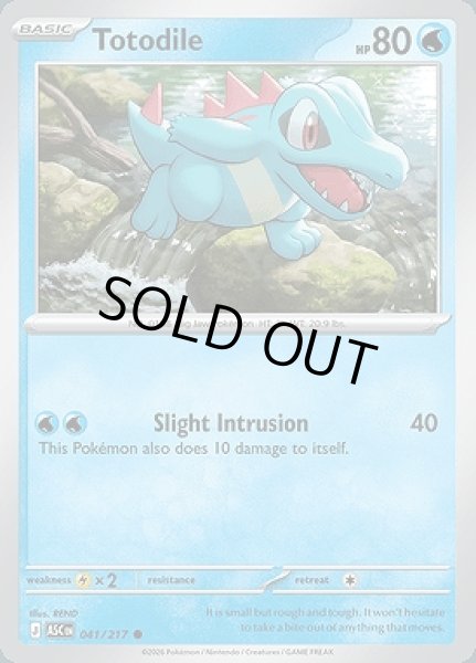 画像1: Totodile(ワニノコ)[041/217] (1)