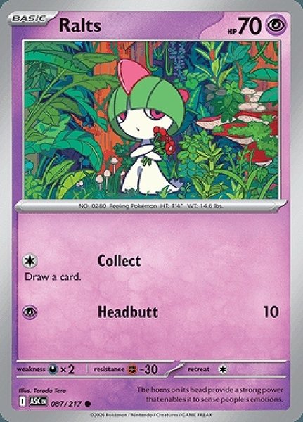 画像1: [ASC]Ralts(ラルトス)[087/217] (1)