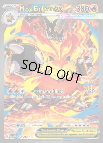 画像1: Mega Emboar ex(メガエンブオー)[273/217] (1)