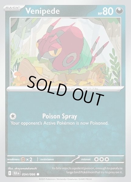 画像1: Venipede(フシデ)[054/086] (1)