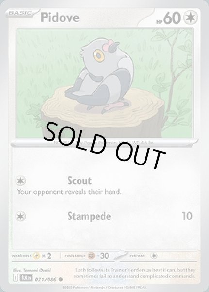 画像1: Pidove(マメパト)[071/086] (1)