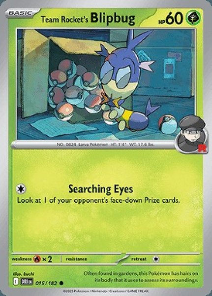 画像1: [DRI]Team Rocket's Blipbug(ロケット団のサッチムシ)[015/182] (1)