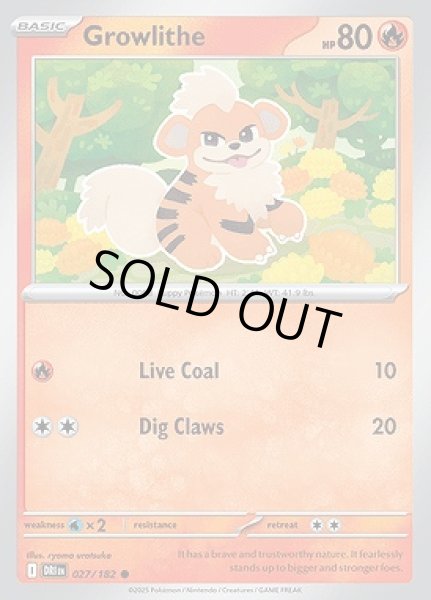 画像1: Growlithe(ガーディ)[027/182] (1)