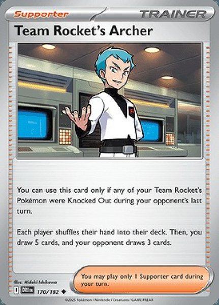 画像1: [DRI]Team Rocket's Archer(ロケット団のアポロ)[170/182] (1)