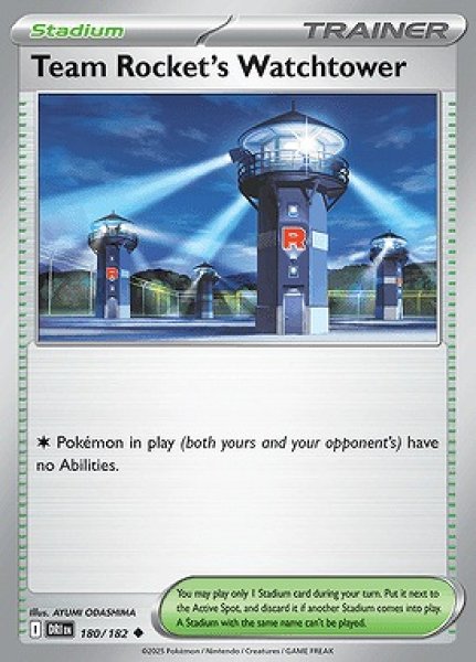 画像1: Team Rocket's Watchtower(ロケット団の監視塔)[180/182] (1)