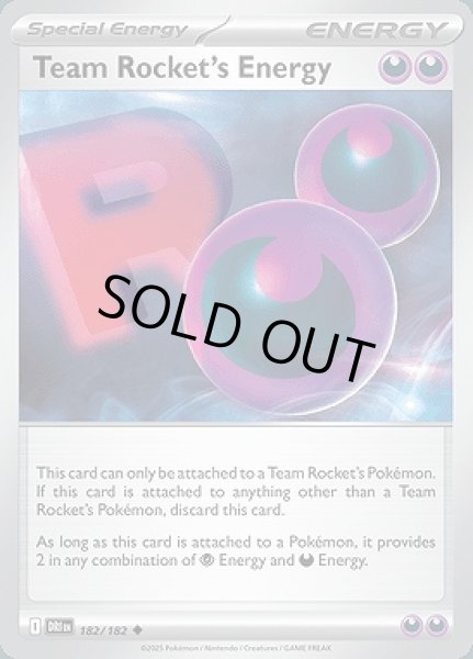 画像1: Team Rocket's Energy(ロケット団のエネルギー)[182/182] (1)
