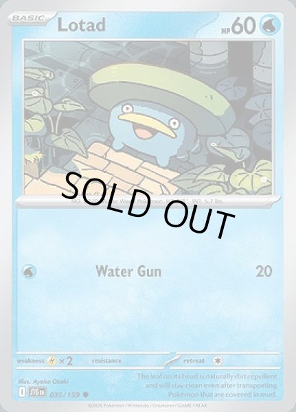 画像1: Lotad(ハスボー)[035/159] (1)