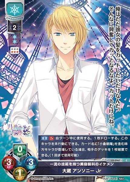 画像1: 一流の技術を持つ美容師科のイケメン 大蔵 アンソニー Jr(C)LO-5967 (1)
