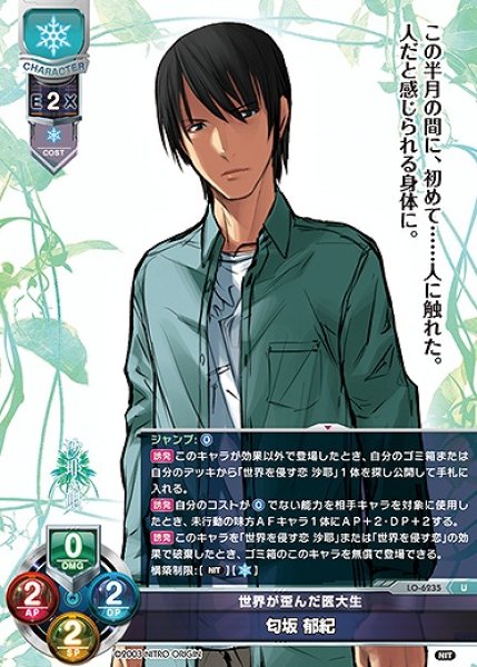 画像1: 世界が歪んだ医大生 匂坂 郁紀(U)LO-6235 (1)