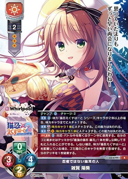 画像1: 忍者ではない猫耳の人 雑賀 陽葵(R)LO-6799 (1)