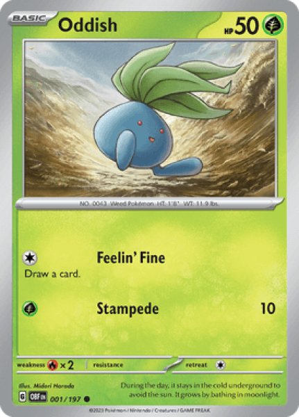 画像1: Oddish(ナゾノクサ)[001/197] (1)