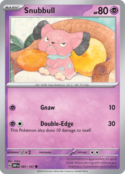 画像1: Snubbull(ブルー)[087/197] (1)