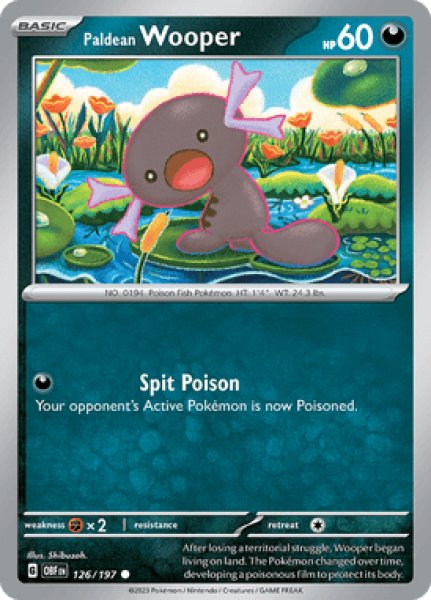 画像1: Paldean Wooper(パルデアウパー)[126/197] (1)