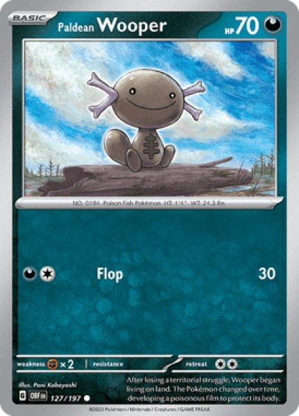画像1: Paldean Wooper(パルデアウパー)[127/197] (1)
