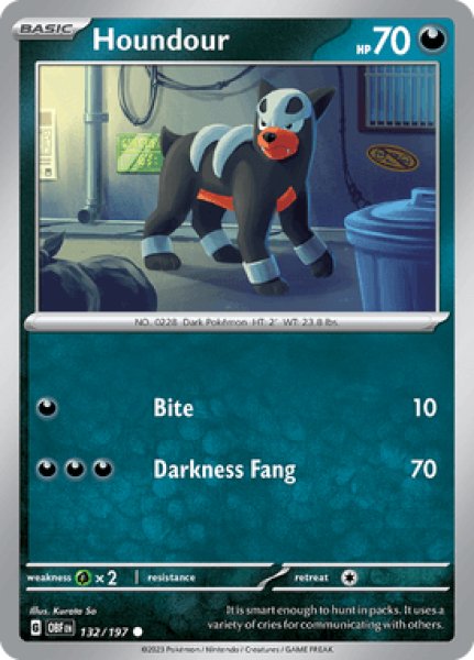 画像1: Houndour(デルビル)[132/197] (1)