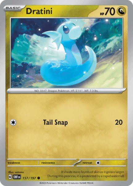画像1: Dratini(ミニリュウ)[157/197] (1)