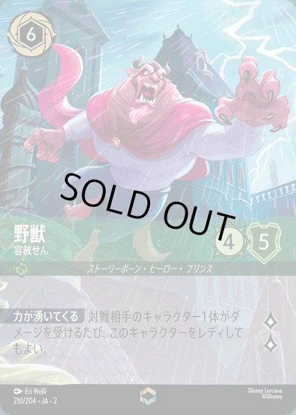 画像1: 野獣　容赦せん(210/204-2) 【ET】 (1)