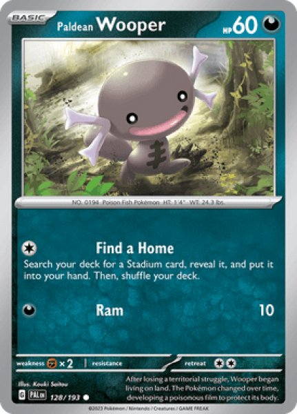 画像1: Paldean Wooper(パルデアウパー)[128/193] (1)