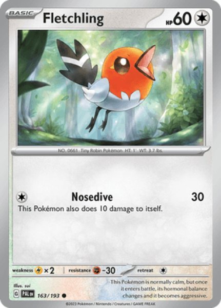 画像1: Fletchling(ヤヤコマ)[163/193] (1)