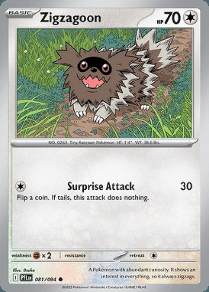 画像1: Zigzagoon(ジグザグマ)[081/094] (1)