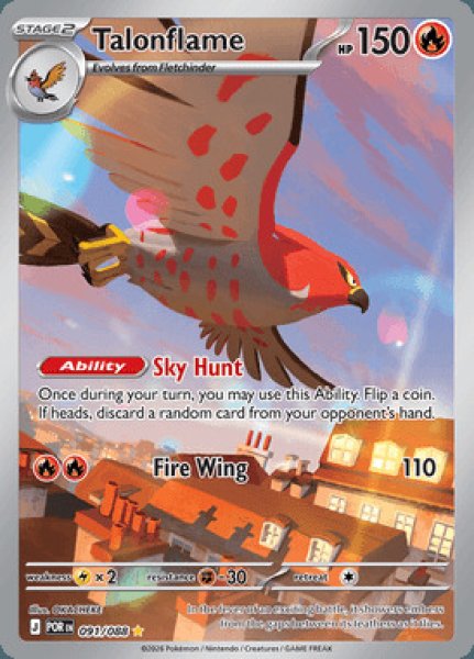 画像1: [POR]Talonflame(ファイアロー)[091/088] (1)