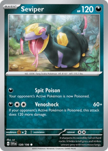 画像1: Seviper(ハブネーク)[128/198] (1)