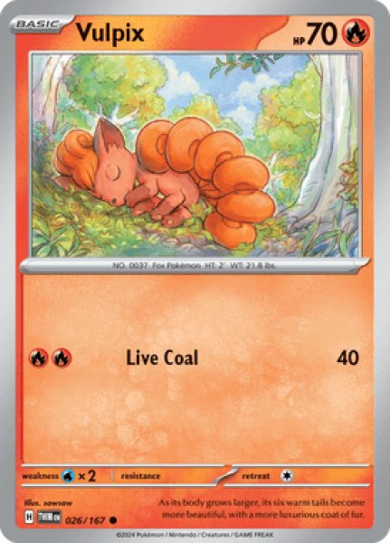 画像1: Vulpix(ロコン)[026/167] (1)