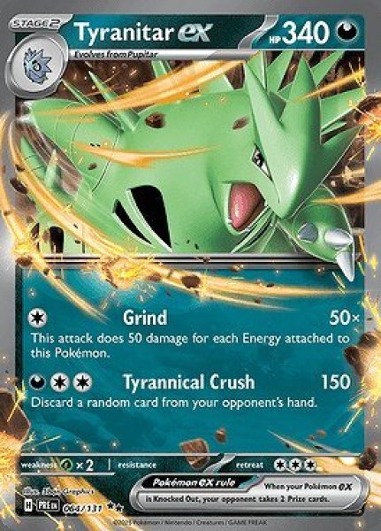 画像1: [PRE]Tyranitar ex(バンギラス)[064/131] (1)