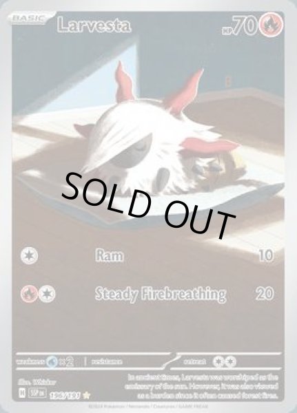 画像1: Larvesta(メラルバ)[196/191] (1)